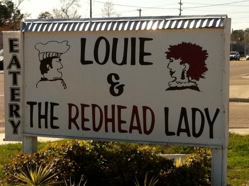 Louie and The Redhead Lady